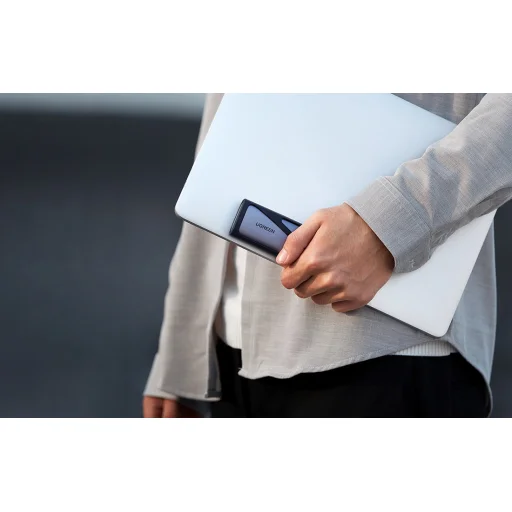 UGREEN CM400 M.2 SSD ház, NVMe, SATA, 10 Gbps, USB-C (szürke) - 5