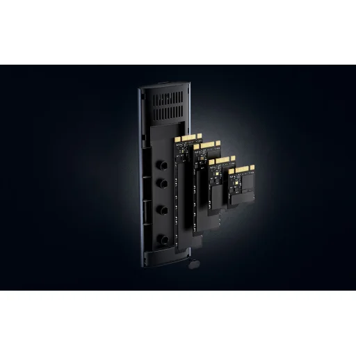 UGREEN CM400 M.2 SSD ház, NVMe, SATA, 10 Gbps, USB-C (szürke) - 6