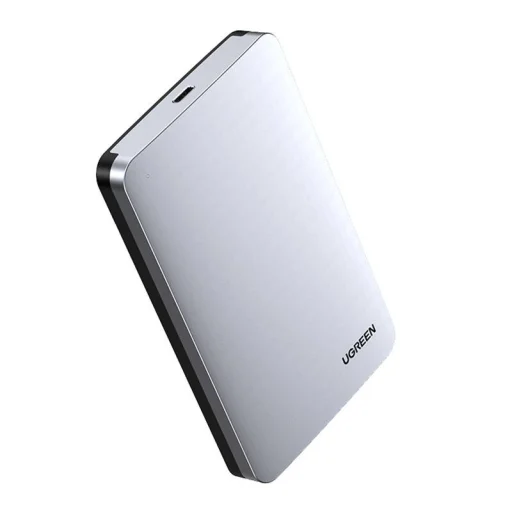 Merevlemez ház 2,5" SATA HDD / SSD Ugreen CM300, 6 Gbps, USB-C 3.1 Gen2 (szürke) - 1