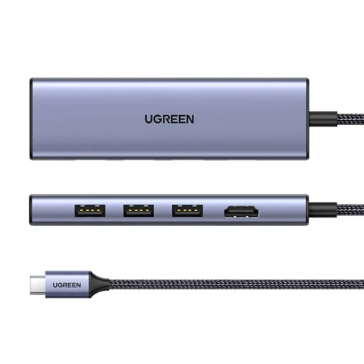 UGREEN Revodok CM511 Adapter hub USB-C - HDMI, 3x USB-A 3.0, SD/TF - 3