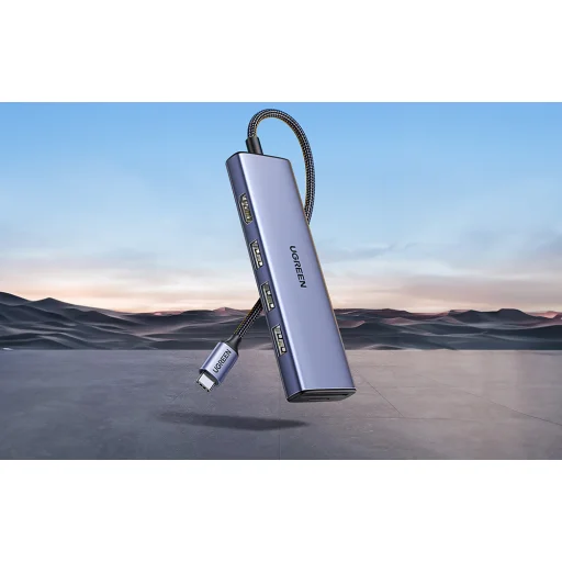 UGREEN Revodok CM511 Adapter hub USB-C - HDMI, 3x USB-A 3.0, SD/TF - 4