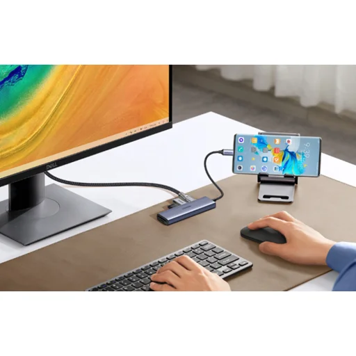 UGREEN Revodok CM511 Adapter hub USB-C - HDMI, 3x USB-A 3.0, SD/TF - 7