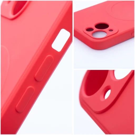 SILICONE MAG COVER tok kompatibilis MagSafe-fel IPHONE 12 Pro piros - 3