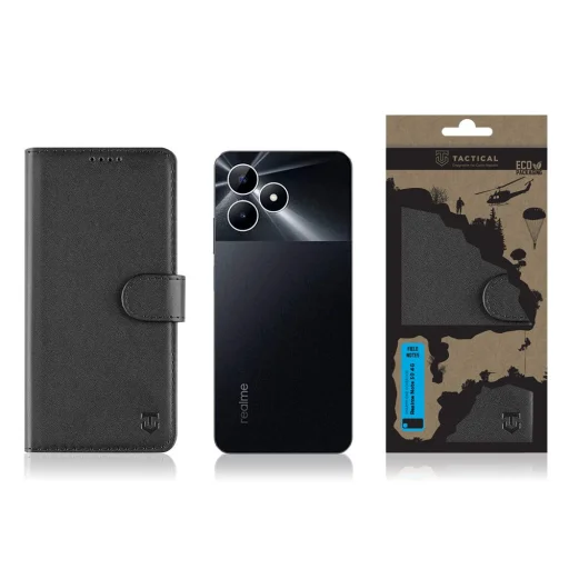 Tactical Field Notes fliptok Realme Note 50 4G fekete - 3
