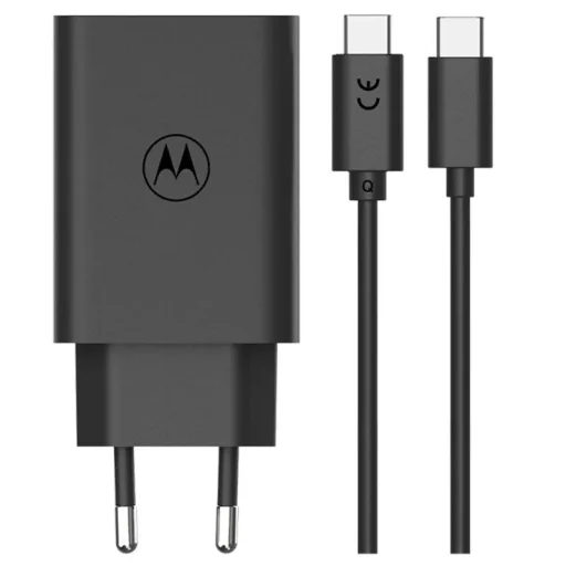 Motorola TurboPower 68W fali töltő + USB-C kábel 6.5A fekete - 1