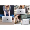 Tech-Protect SmartShell tok MacBook Air 15" (M2-M3 / 2023-2026) - átlátszó és csillogó thumbnail