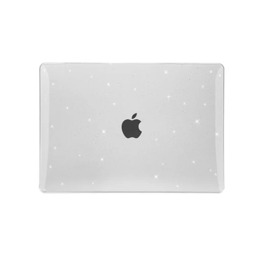 Tech-Protect SmartShell tok MacBook Air 15" (M2-M3 / 2023-2026) - átlátszó és csillogó - 3