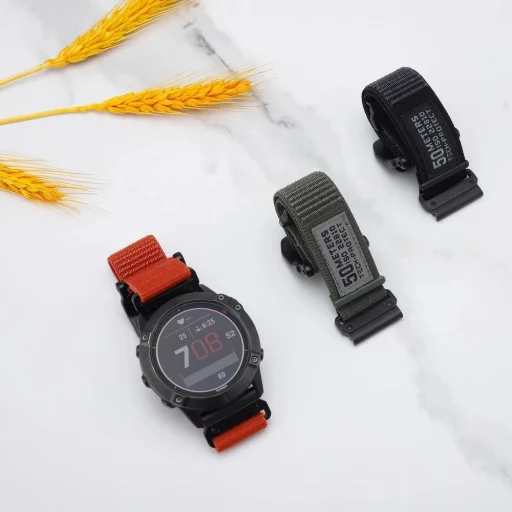 Tech-Protect Scout szíj Garmin Fenix ​​3/5X/3HR/5X Plus/6X/6X Pro/7X - fekete - 3