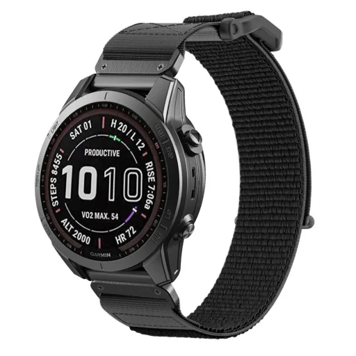 Tech-Protect Scout szíj Garmin Fenix ​​3/5X/3HR/5X Plus/6X/6X Pro/7X - fekete - 7