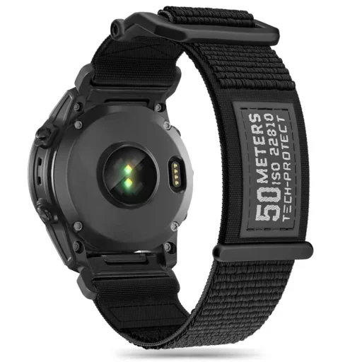 Tech-Protect Scout szíj Garmin Fenix ​​3/5X/3HR/5X Plus/6X/6X Pro/7X - fekete - 1