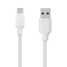 OBAL:ME Simple USB-A/USB-C Kábel 1m Fehér