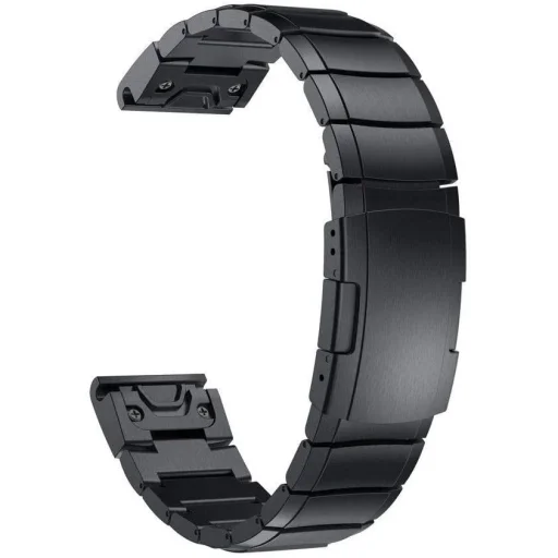 Tech-Protect SteelBand Karkötő Garmin Fenix 5/6/6 Pro/7 - Fekete - 4