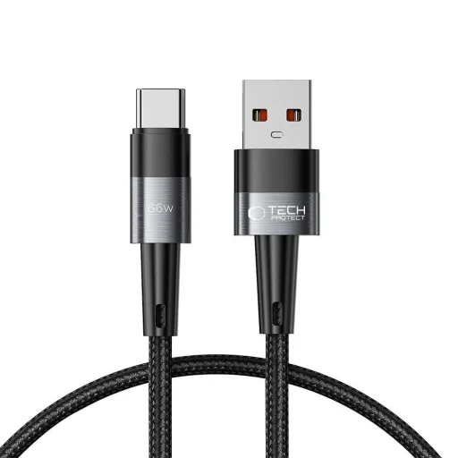 Tech-Protect UltraBoost USB-C / USB-C kábel 66W 6A 0.25m - szürke - 1