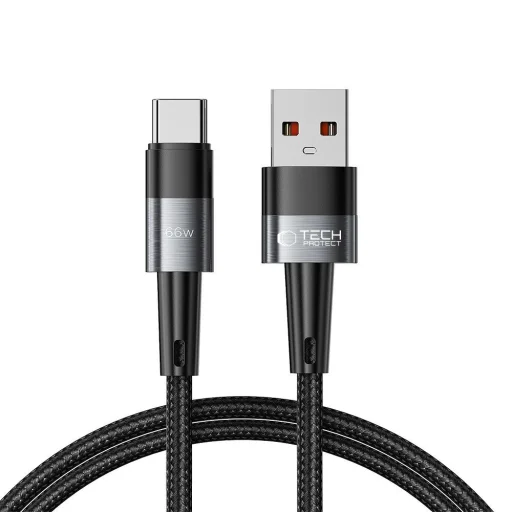 Tech-Protect UltraBoost USB-C / USB-C kábel 66W 6A 1m - szürke - 1