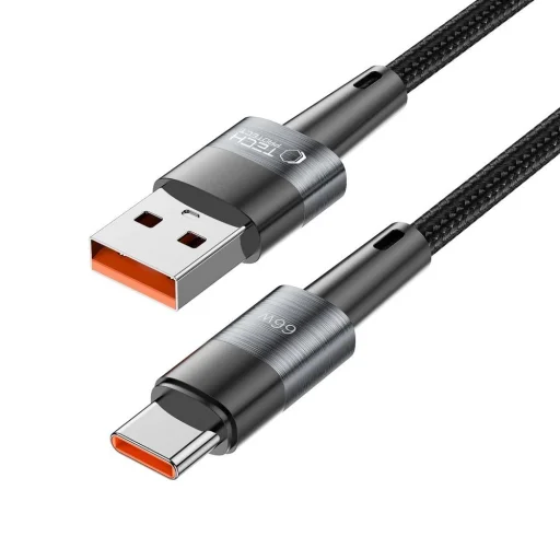 Tech-Protect UltraBoost USB-C / USB-C kábel 66W 6A 1m - szürke - 3