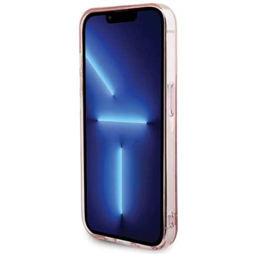  iPhone 15 PRO Original faceplate tok KARL LAGERFELD KLHCP15LHNCMKLP (Monogram / rózsaszín) - 5