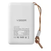 VEGER powerbank 10 000 mAh vezeték nélküli töltéssel MagSafe kompatibilitással PD QC3.0 2A 20W MagOn (VP1151 / W1151) fehér thumbnail