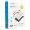 VEGER powerbank 10 000 mAh vezeték nélküli töltéssel MagSafe kompatibilitással PD QC3.0 2A 20W MagOn (VP1151 / W1151) fehér thumbnail