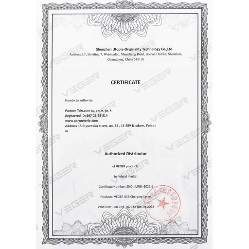 VEGER powerbank 20 000 mAh PD QC3.0 2A 20W L20S (VP2039PD / W2039PD) fekete - 28