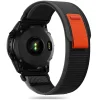 Tech-Protect Nylon Szíj Garmin Fenix 5/6/6 Pro/7 - Fekete/Narancs