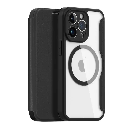DUX DUCIS wallet case SKIN X PRO iPhone 13 Pro tok fekete - 2