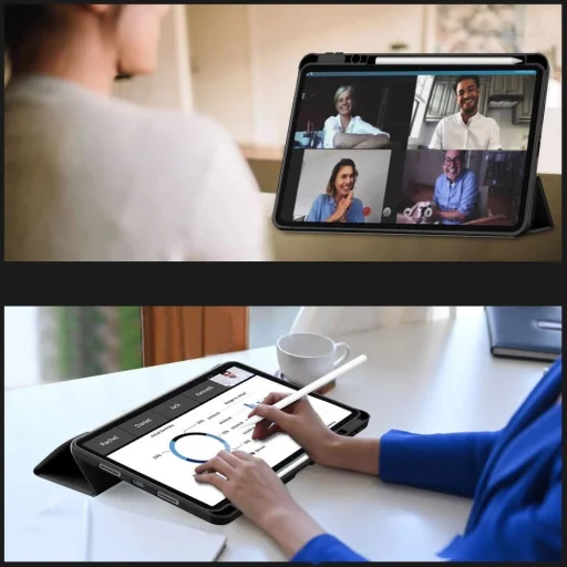  Xiaomi Pad 6 Max 14" fekete Tech-Protect SC Pen Hybrid tok - 6