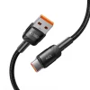 Tech-Protect UltraBoost Evo USB-A / USB-C kábel 100W 5A 1m - fekete - 2