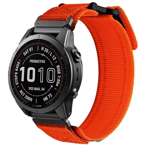 Tech-Protect Scout Pro szíj Garmin Fenix ​​3 / 5X / 3HR / 5X Plus / 6X / 6X Pro / 7X - narancssárga - 5