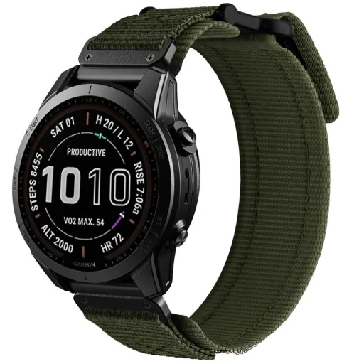 Tech-Protect Scout Pro szíj Garmin Fenix 5 / 6 / 6 Pro / 7 - zöld - 5