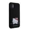 Hello Kitty Liquid Silicone Daydreaming Logo tok iPhone 11-hez Fekete thumbnail