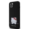Hello Kitty Liquid Silicone Daydreaming Logo tok iPhone 13-hoz, fekete thumbnail