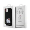 Hello Kitty Liquid Silicone Daydreaming Logo tok iPhone 13-hoz, fekete thumbnail
