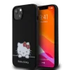 Hello Kitty Liquid Silicone Daydreaming Logo tok iPhone 13-hoz, fekete thumbnail