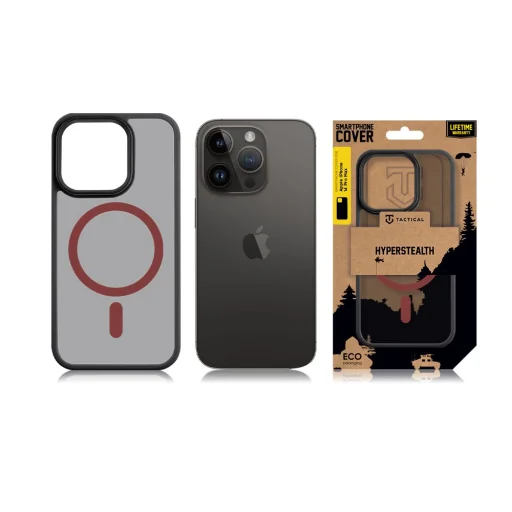 Tactical MagForce Hyperstealth 2.0 tok iPhone 14 Pro Max Black/Red - 3