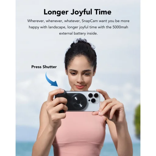 VEGER powerbank 5 000 mAh kompatibilis MagSafe PD QC3.0 20W Tourist (W0569) fekete - 13