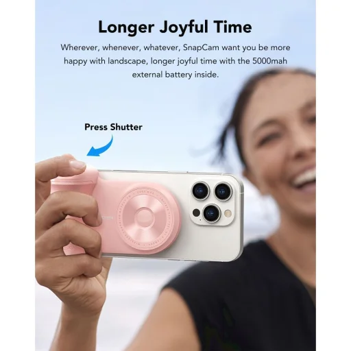 VEGER powerbank 5 000 mAh kompatibilis MagSafe PD QC3.0 20W Tourist (W0569) fekete - 6