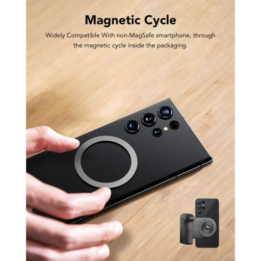 VEGER powerbank 5 000 mAh kompatibilis MagSafe PD QC3.0 20W Tourist (W0569) fekete - 9