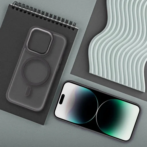 iPhone 17 Pro matt mágneses tok titán - 2