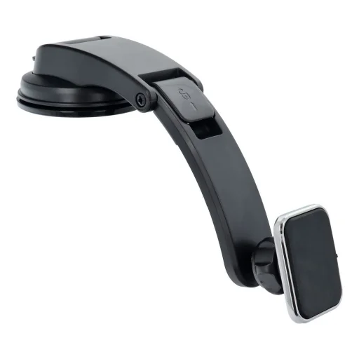 Mágneses autós telefontartó középkonzolhoz F53-2 ezüst - 2