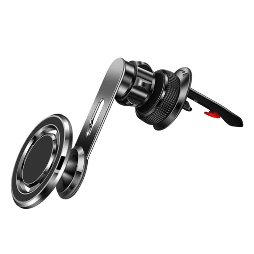 Autós tartó mágneses szellőzőre kompatibilis MagSafe F93 ezüst - 1