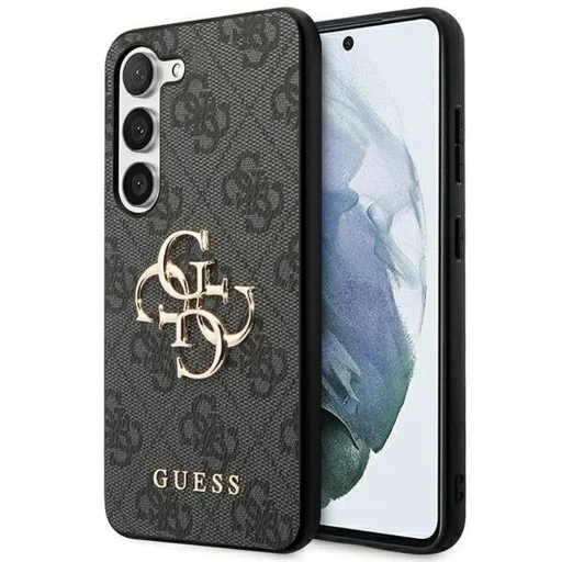 GUESS puzdro pre Samsung Galaxy S23 FE GUHCS23FE4GMGGR (Big Metal Logo) sivé - 1