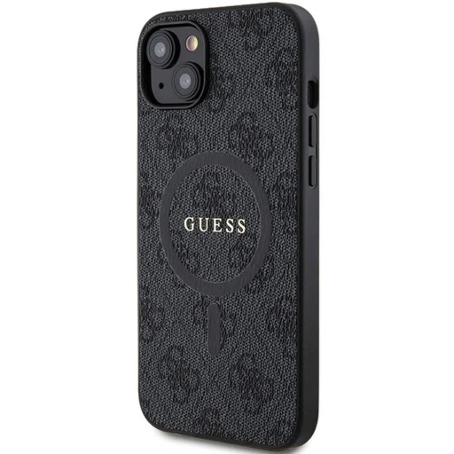 GUESS tok IPHONE 14-hez kompatibilis MagSafe GUHMP14SG4GFRK (4G Ring classic logo) fekete - 2
