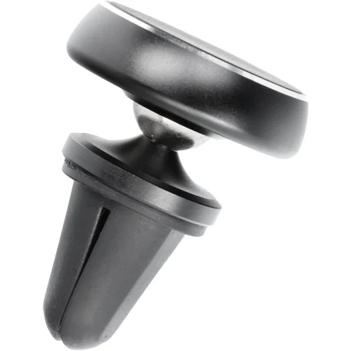 BLUE STAR ROUND MAGNETIC szellőzőrácsos autós telefontartó fekete - 3