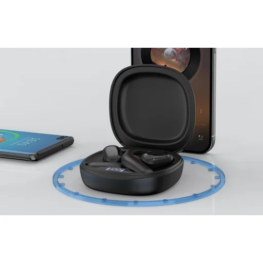 TWS Fülhallgató Choetech BH-T25 (fekete) - 6