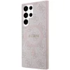 Guess 4G Collection Leather Metal Logo MagSafe tok Samsung Galaxy S24 Ultra - Rózsaszín thumbnail