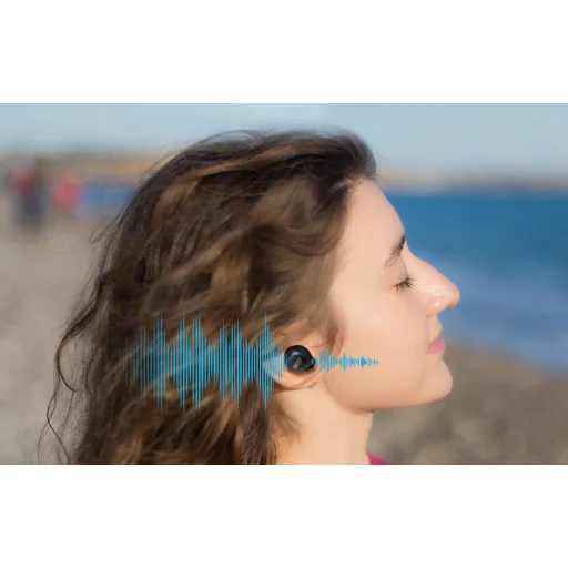  Vezeték nélküli fülhallgató TWS QCY HT07 ÍvBimbók Aktív zajcsökkentés (fehér) - 6