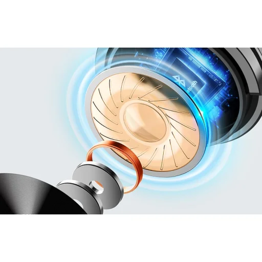 Vezeték nélküli Bluetooth fejhallgató OneOdio Pro C (fekete) - 2