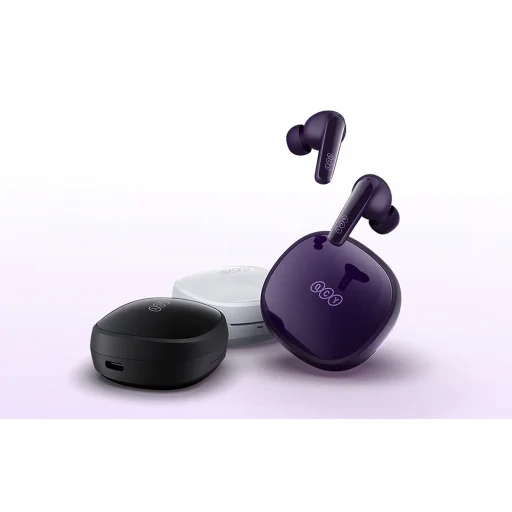 Vezeték nélküli fülhallgató TWS QCY T13x (fekete) - 4