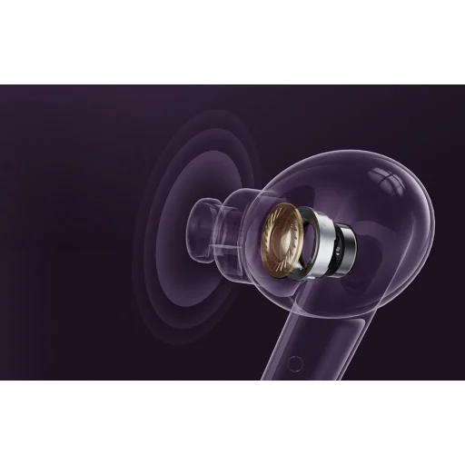 Vezeték nélküli fülhallgató TWS QCY T13x (lila) - 5