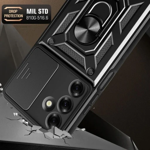 Tech-Protect Camshield Pro tok Samsung Galaxy M35 5G - Fekete - 3